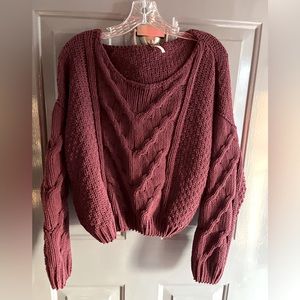 Free People Chenille sweater